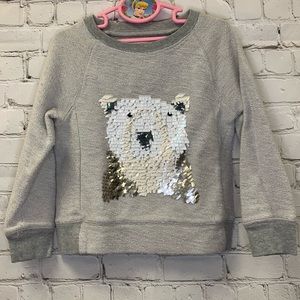 Crewcuts Sequin Polar Bear Sweater